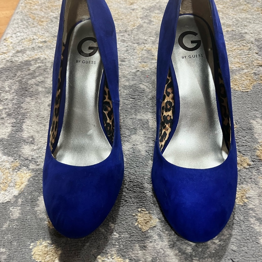 G by Guess Royal Blue Heels